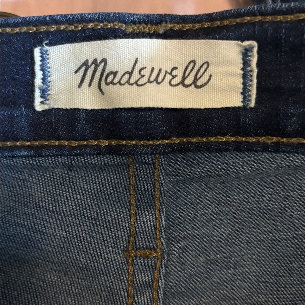 Madewell Indigo Denim Pants high rise skinny - Picture 5 of 7